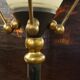 Floor lamp in painted metal