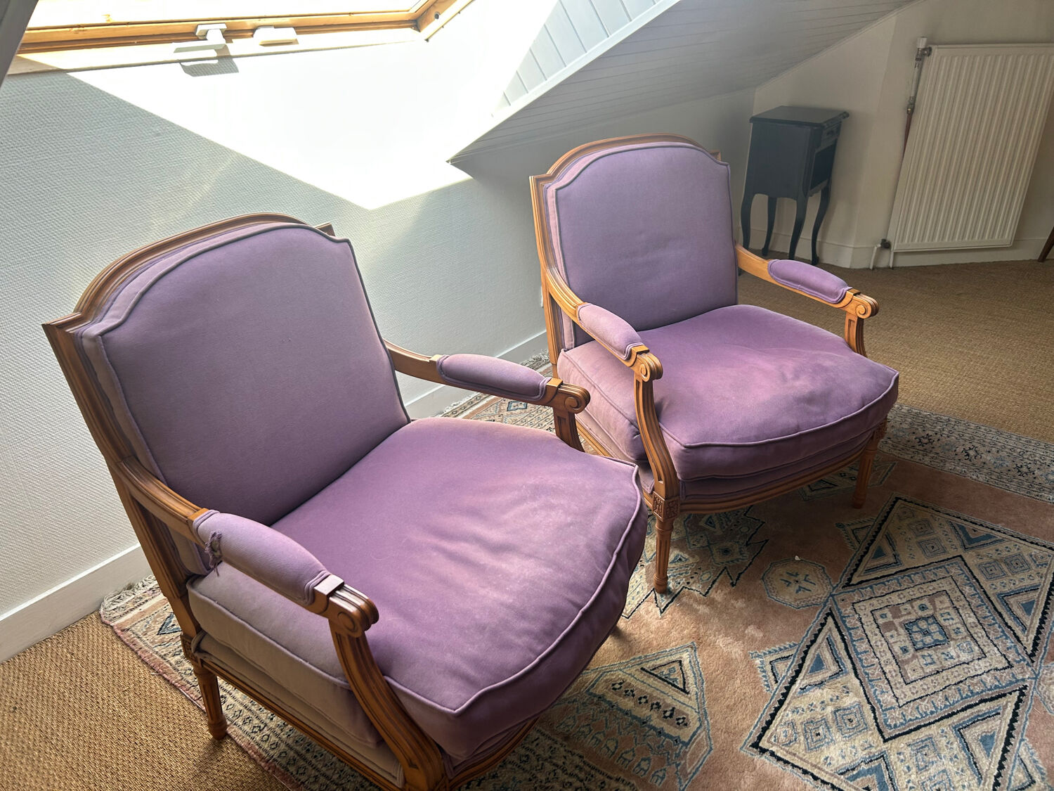 Pair of armchairs