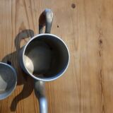 Old aluminium coffee pot