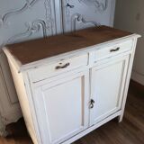 Parisian buffet in white wood