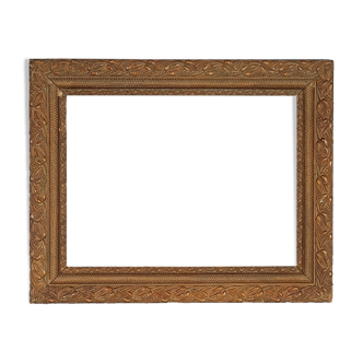 Old frame stucco wood decoration foliage