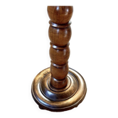 Walnut base column