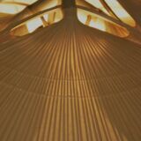 Rare Uchiwa Hana chandelier by Ingo Maurer – Japanese paper and bamboo