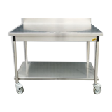 Desserte en inox alimentaire