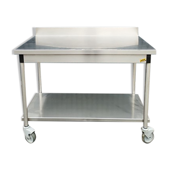 Food grade stainless steel serving trolley