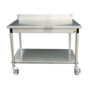 Desserte en inox alimentaire