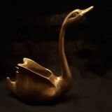 Cygne en bronze, vintage