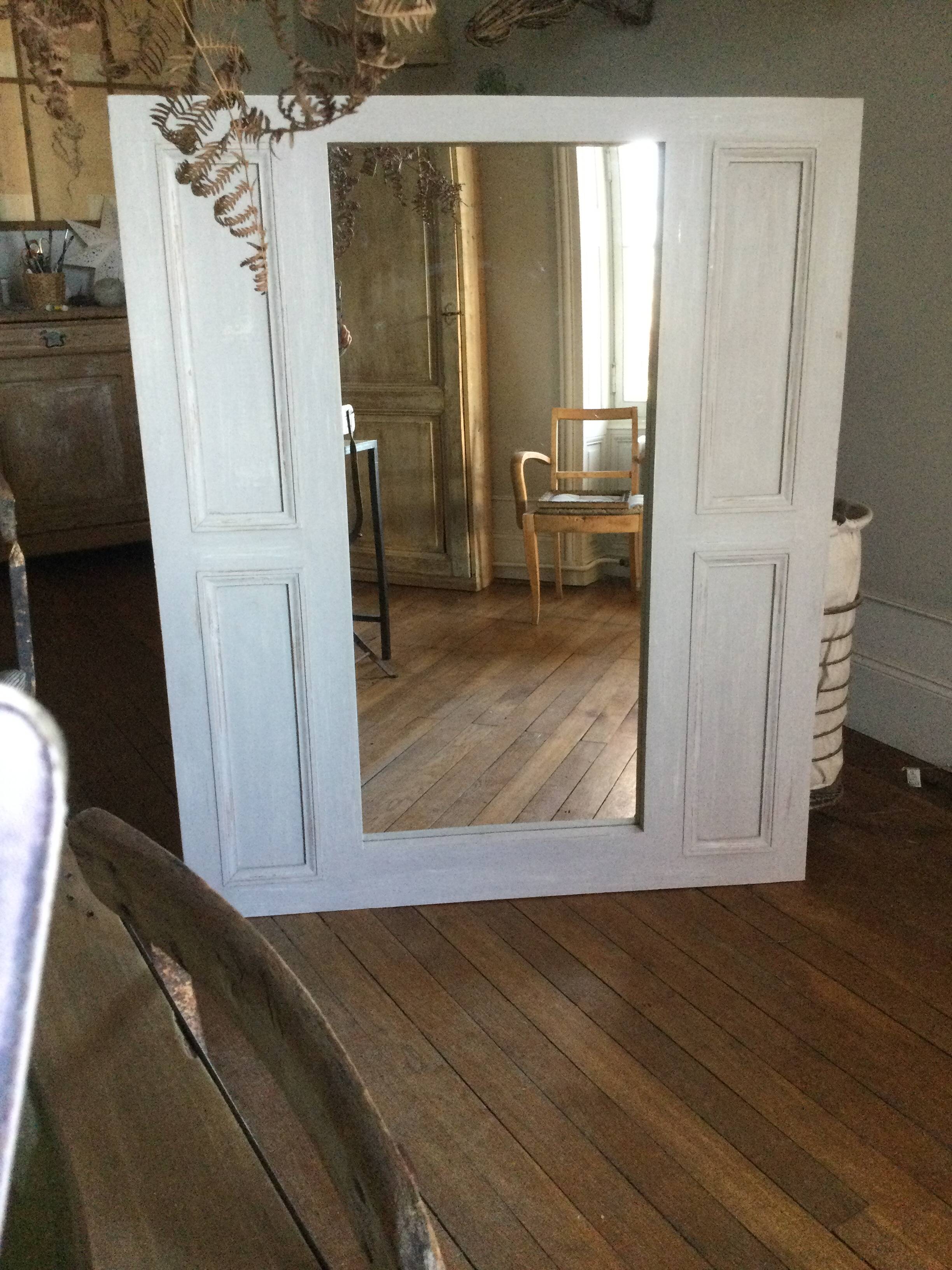 Large antique mirror