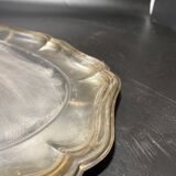 Plat en métal argenté