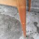 Table à manger années 50 pieds compas