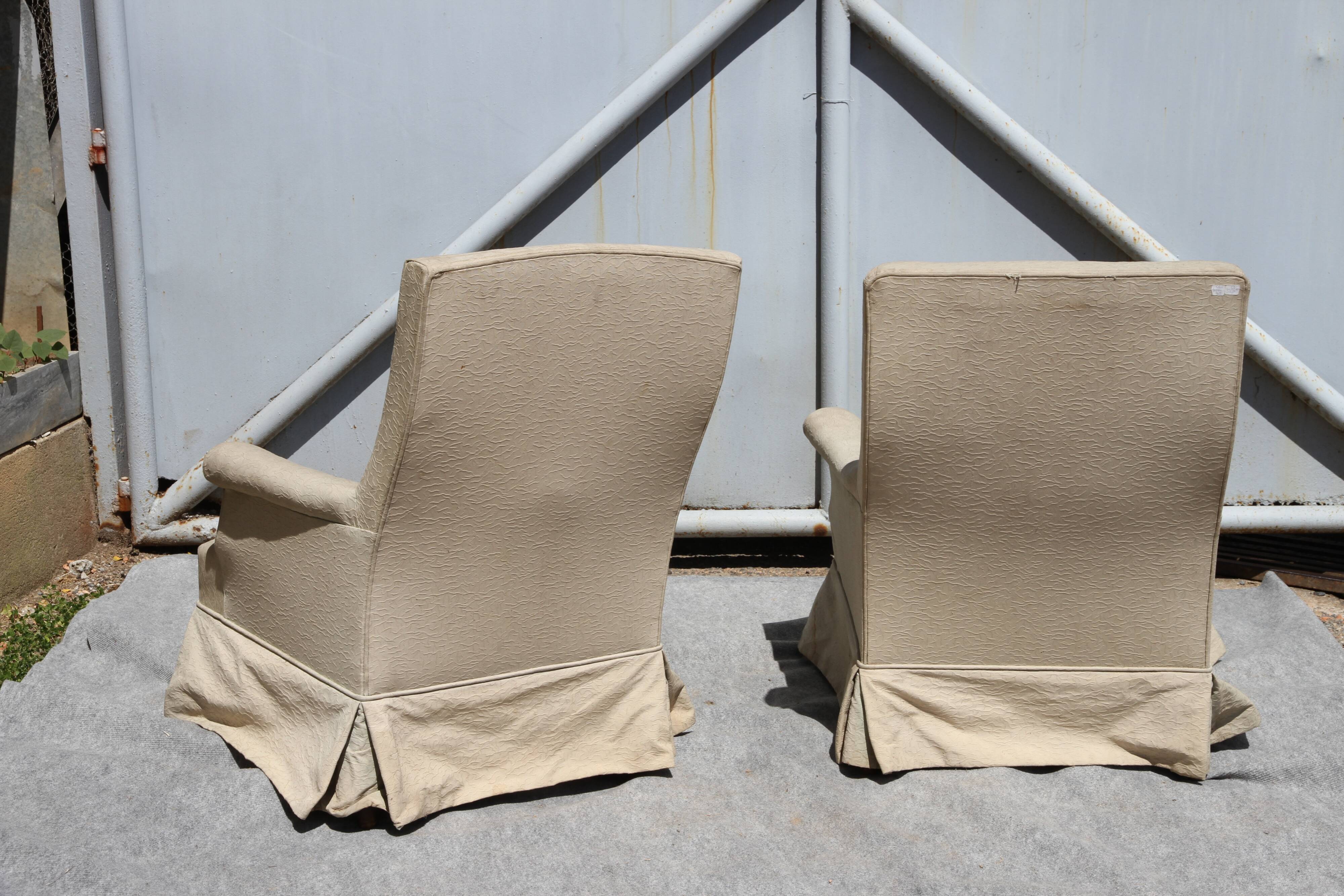 Pair of Napoleon III armchairs