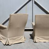 Pair of Napoleon III armchairs