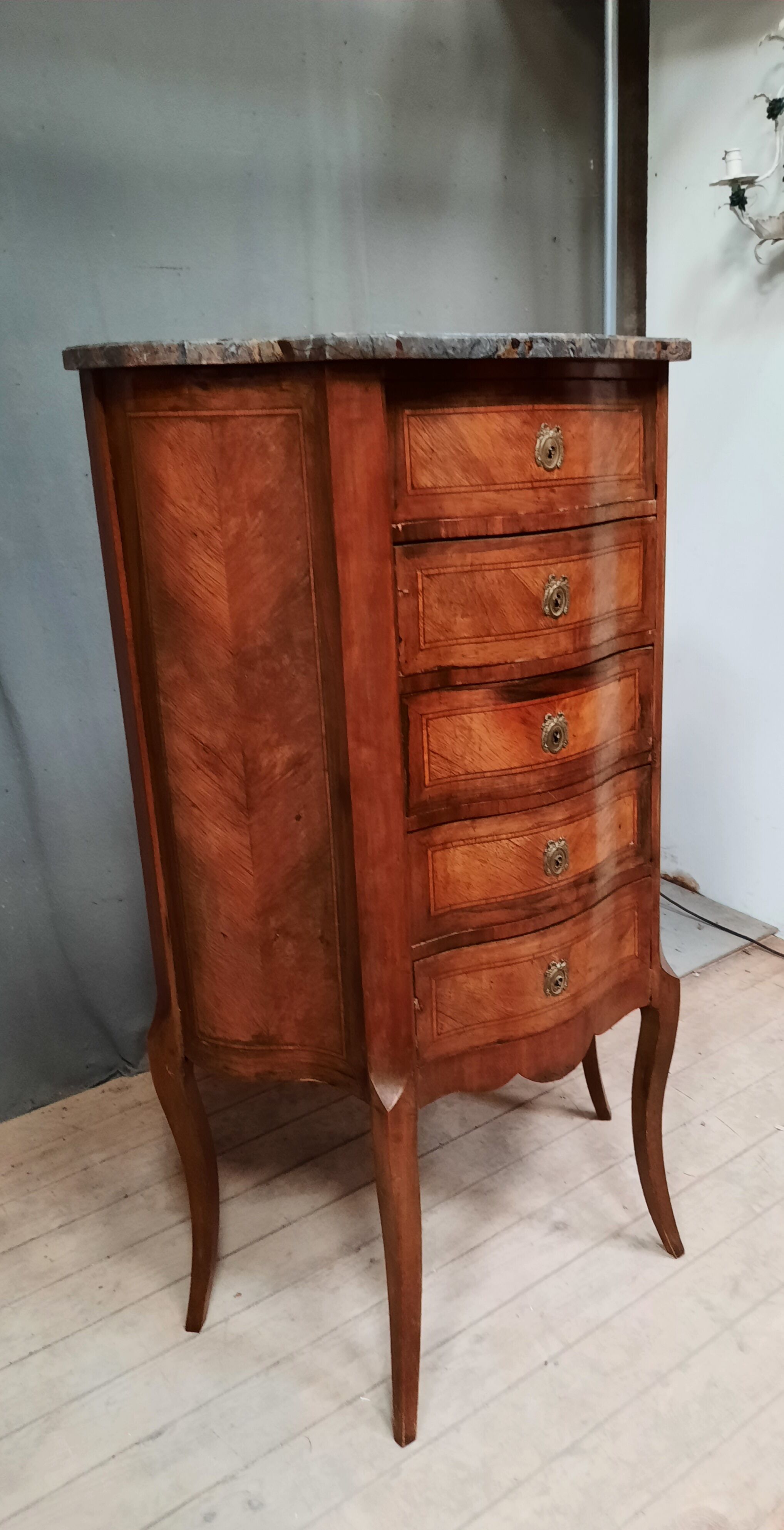 Chifonnier marquete style Louis XV