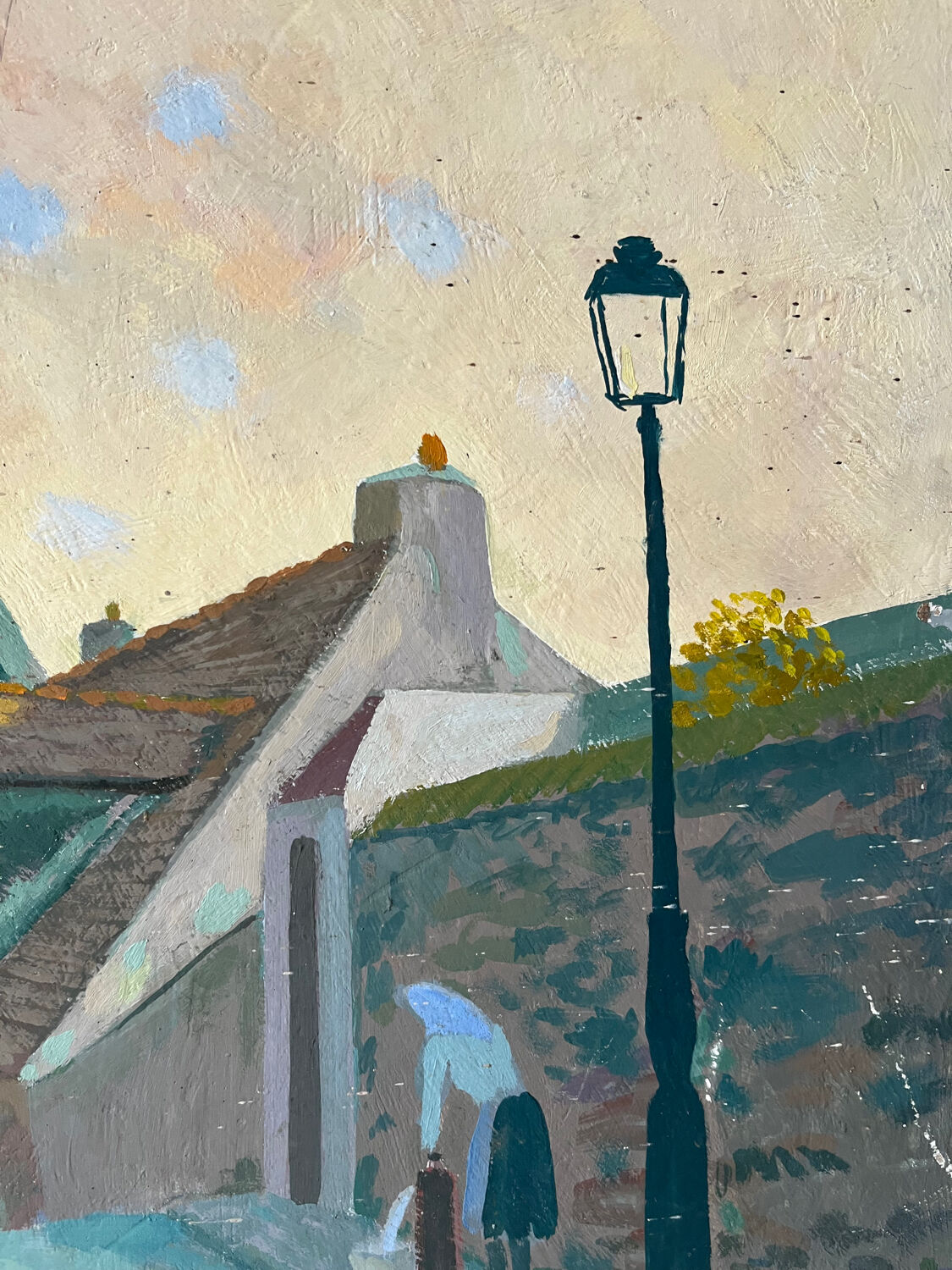 Street scene, Robert Mahelin (1889-1968)