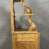 Encoignure galbée époque XIXème siècle en sapin vers 1820-1830