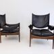 Ensemble de 2 fauteuils en cuir Modus pour Søren Willadsen, Kristian Vedel