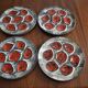 Set of 4 plates in Huitre Pornic (MBA)
