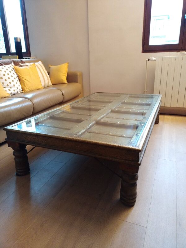 Table basse Indienne grand format