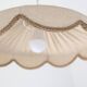 Suspension flower shape plain "Cosette classic"