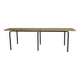 Vintage school/locker room bench in wood and steel