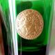 4 verres verts dubonnet byrrh médaillon rois de france