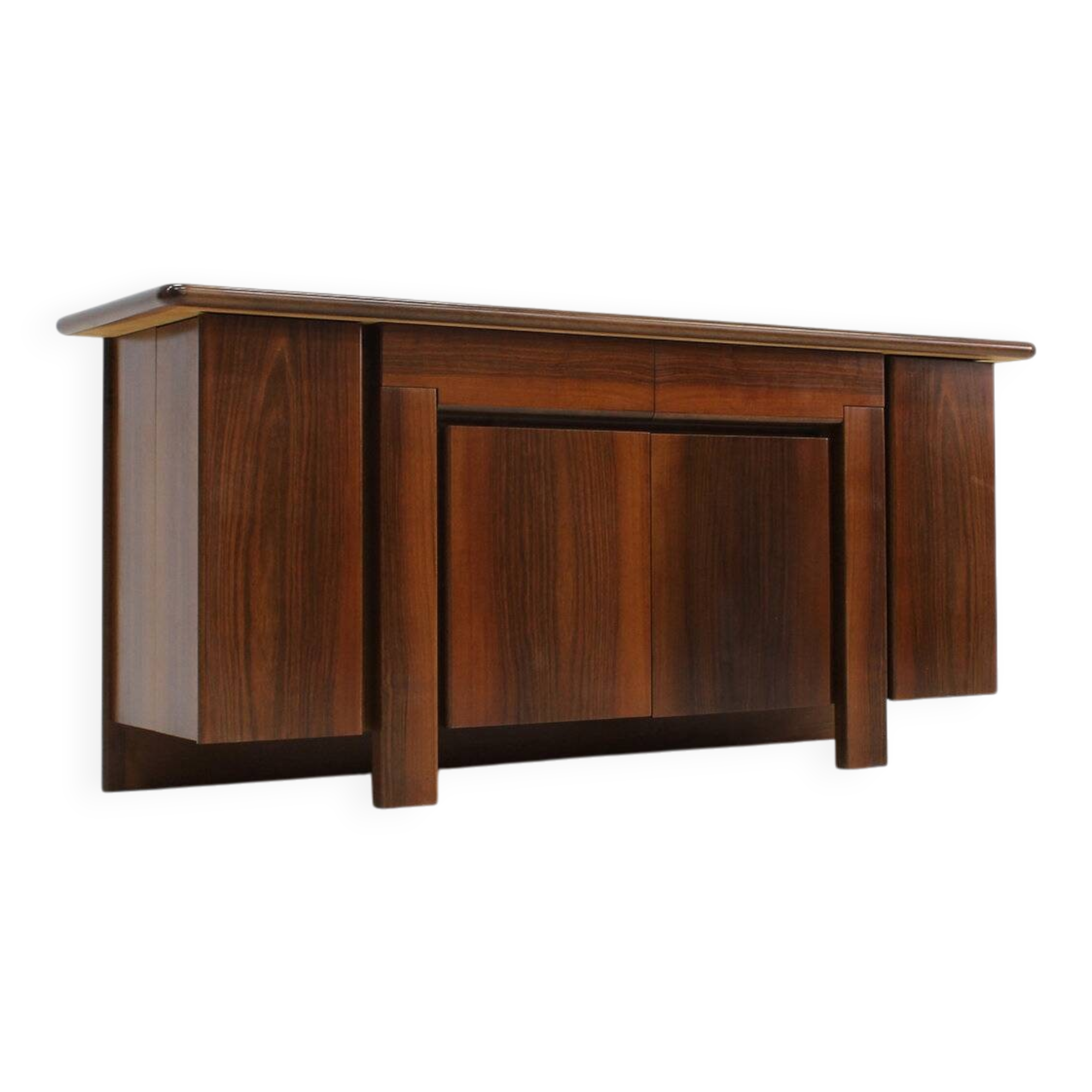 Vintage Italian walnut sideboard 1960s