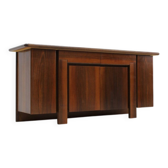 Vintage Italian walnut sideboard 1960s