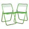 Pair of Ted Net chairs by Niels Gammelgaard