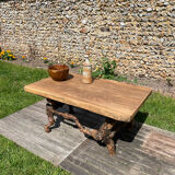 Vintage brutalist coffee table