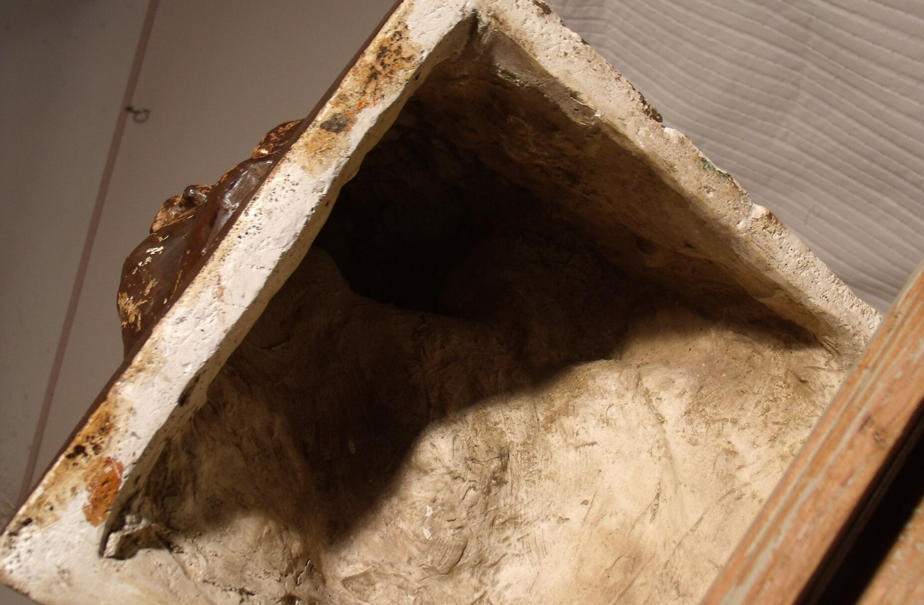 Beethoven's head in platter