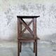 Oak bedside table with crossbars