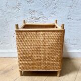 Bamboo wicker pot cover