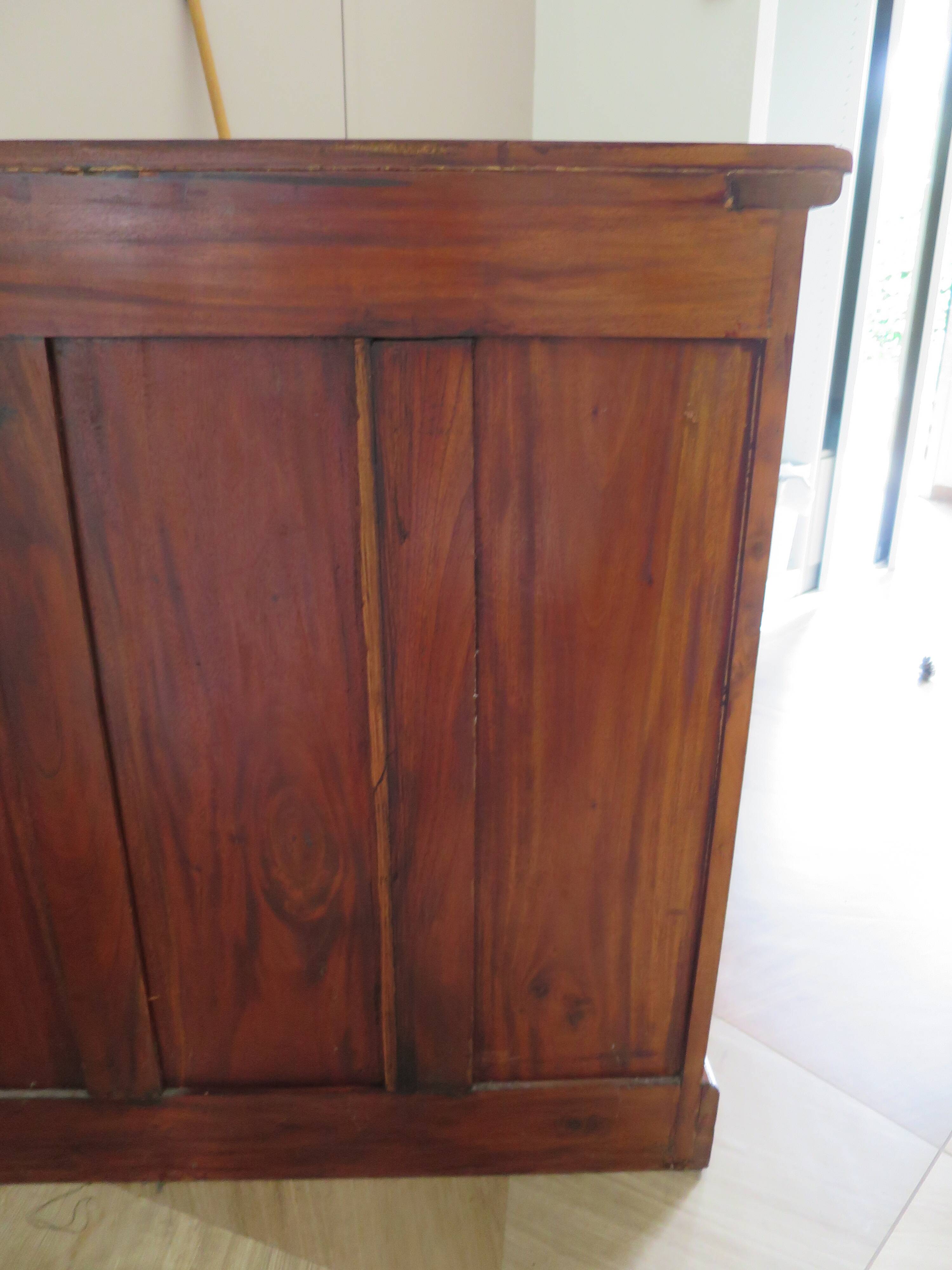 Rare mahogany buffet 2 doors-2 drawers - English style - Sideboard -Kareen Mausfield