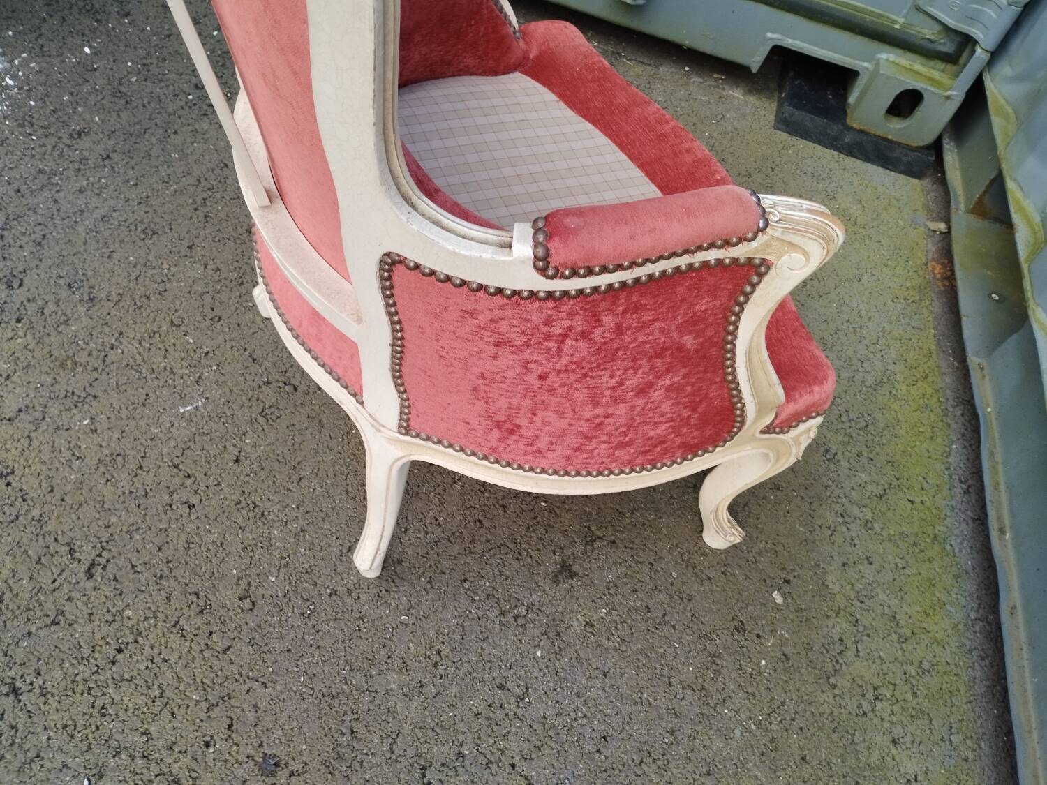 Pair of old Louis XV style armchairs