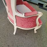 Paire de fauteuils anciens style Louis XV
