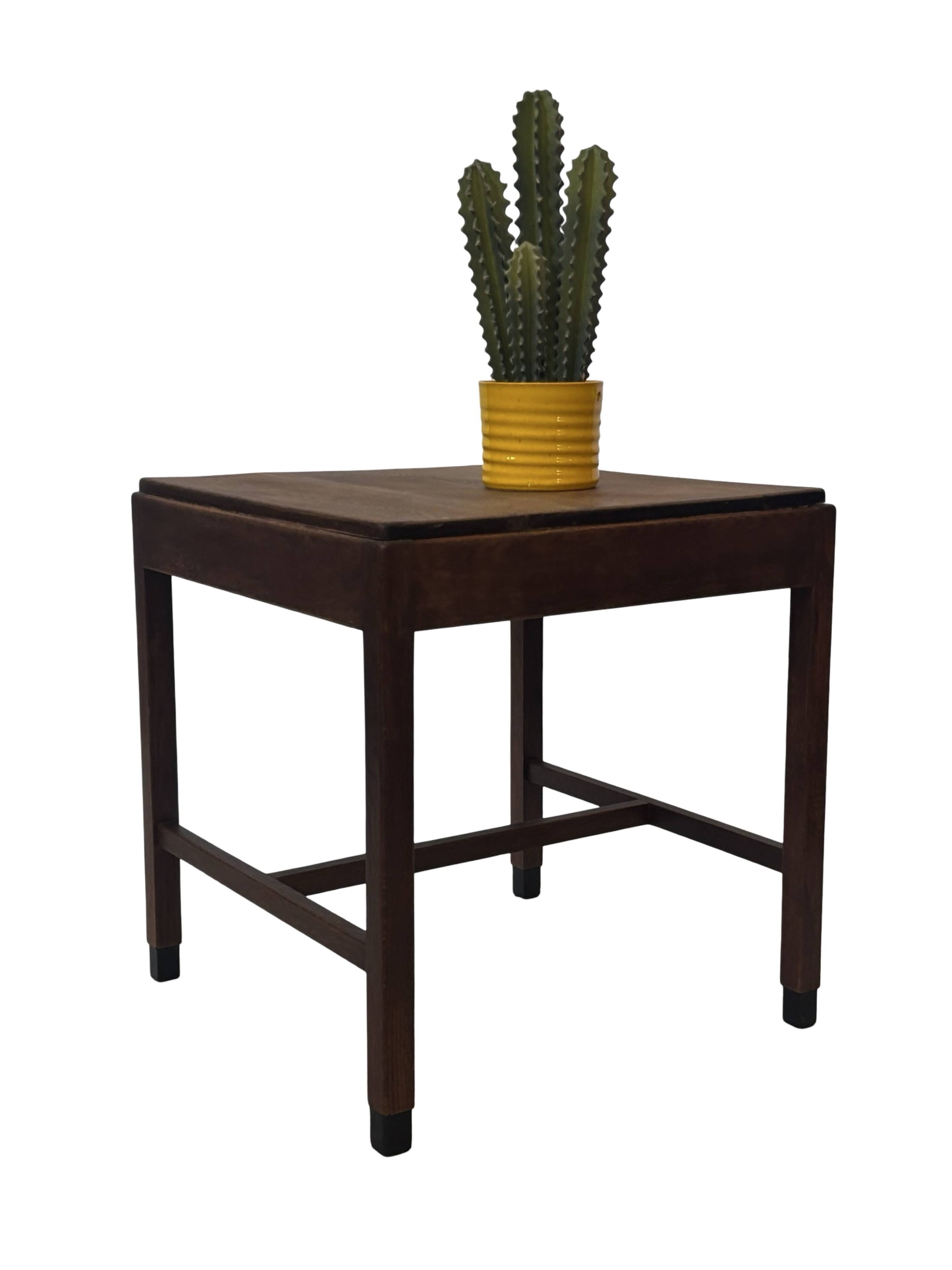 Art Deco Amsterdam School Side Table Minimalist Table Dutch Design