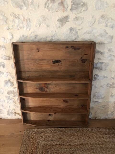 Etagère de métier en bois