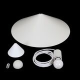 Postmodern Focus '1001' / 'Pendant No. 1' pendant lamp / Claus Bonderup / Torsten Thorup / 1970s / 1980s