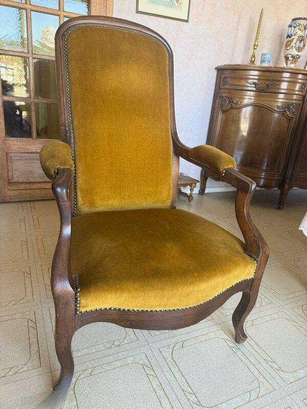 Fauteuil ancien xixᵉ siècle – style louis-philippe / second empire