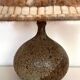 Large lamp in chamotte stoneware by Alain Blanchard, France 1970