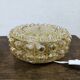 Amber bubble glass round ceiling light Philips 1960