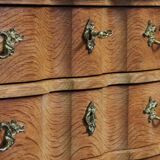 Commode vintage danoise de style brutaliste en chêne clair, dans le style de Henning Kjærnulf, années 1960