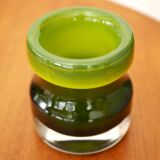 Mid-century modern Scandinavian design, a Green "Oxid" glass vase, Åseda