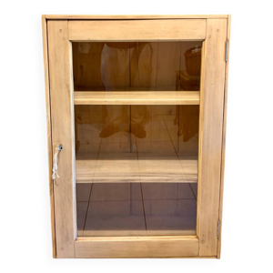 Vitrine bois brut