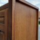 Small wardrobe with one door in solid oak - Guillerme and Chambron