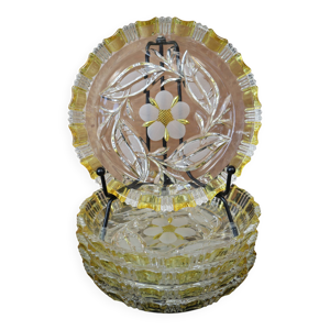 5 coupelles cristal de