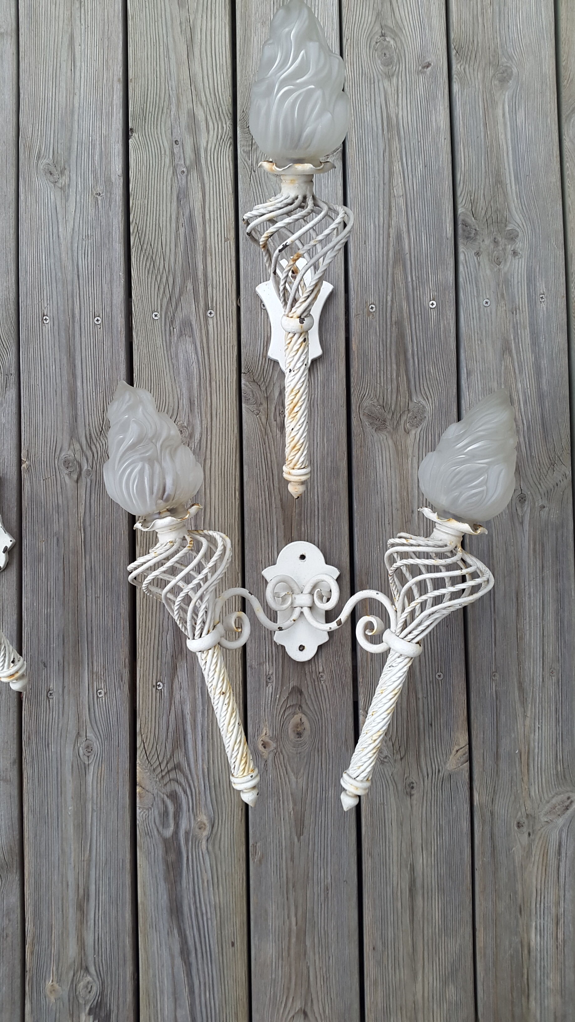 Wrought iron appliques