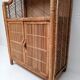 Vintage Rattan Bookcase