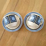 2 vintage cups and saucers