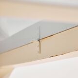 Wood and glass coffee table